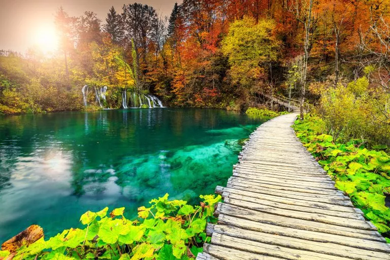 Boardwalk in Plitvice National Park