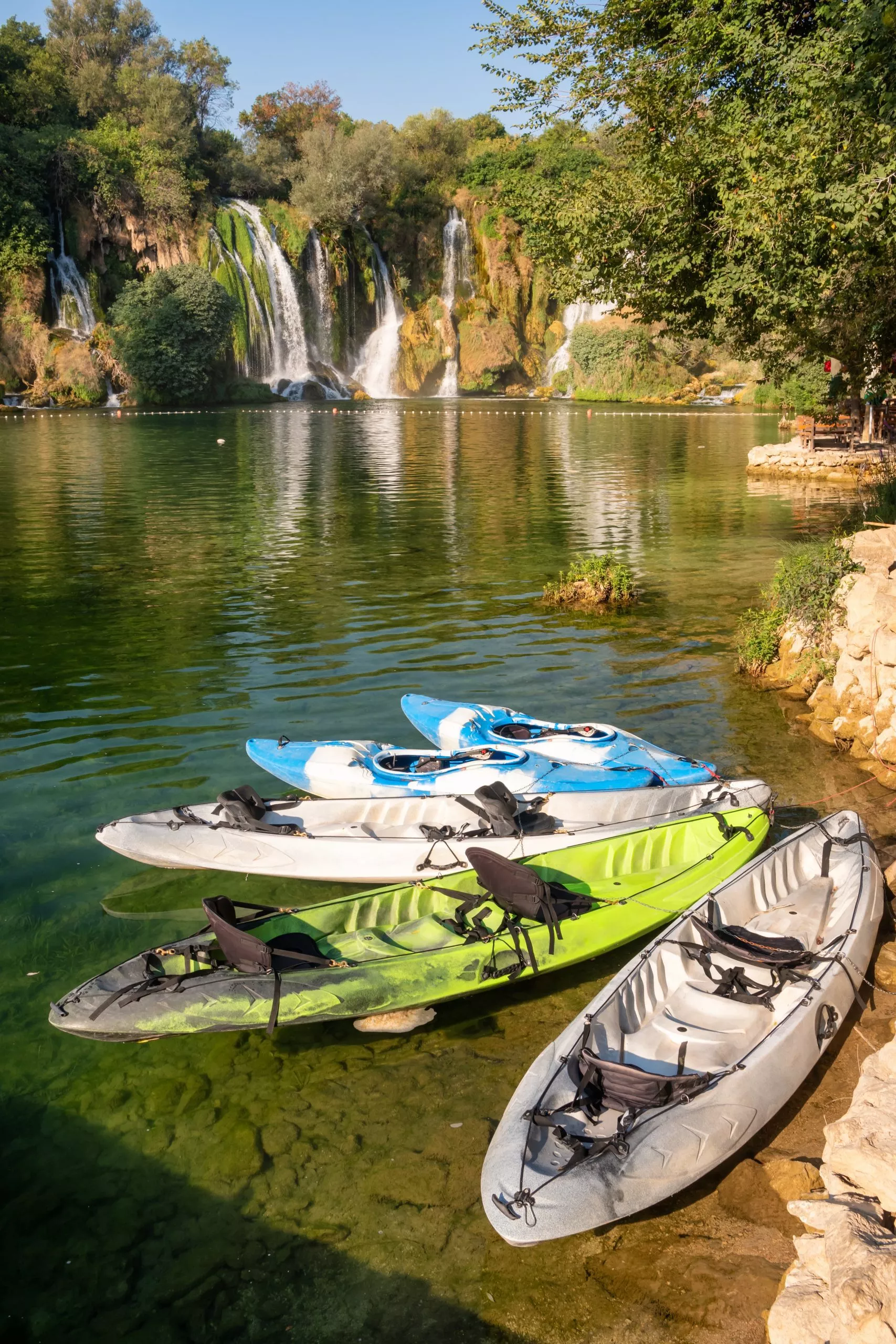 Kanoën op de Trebižat rivier