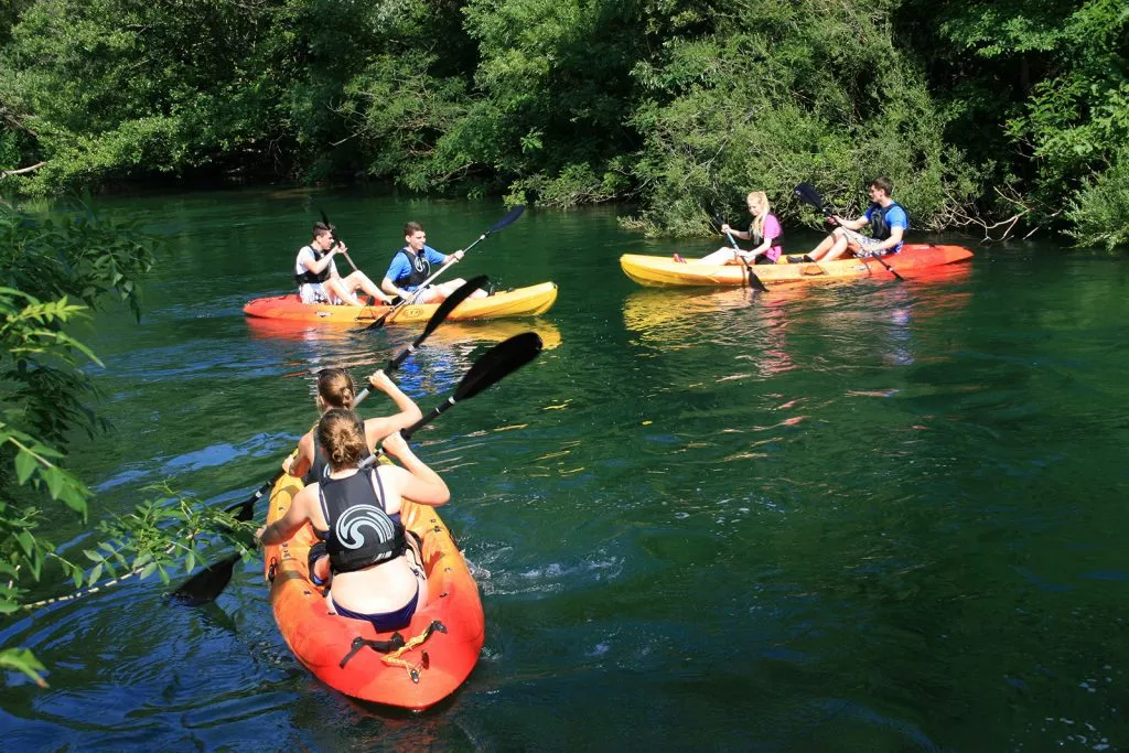 Create lasting memories kayaking on Cetina River