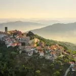 Sunrise over Motovun
