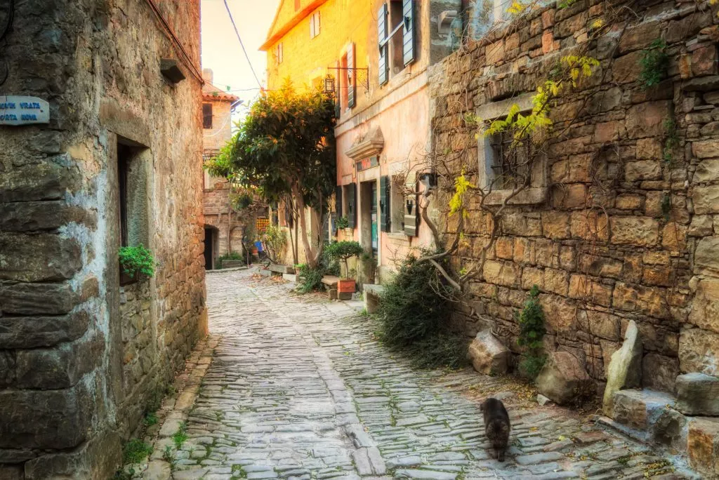 Old village street