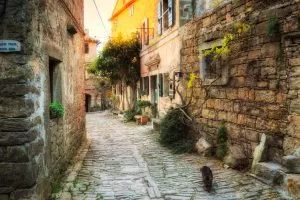 Old village street