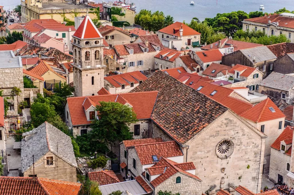 Omiš gamle bydel