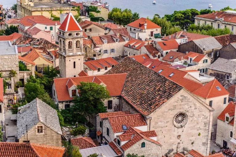 Omiš gamle bydel
