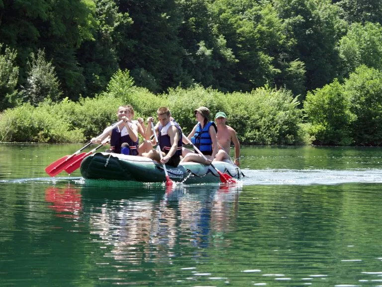 Rafting on Cetina river