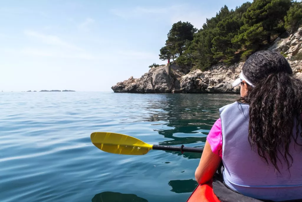 Sea kayaking